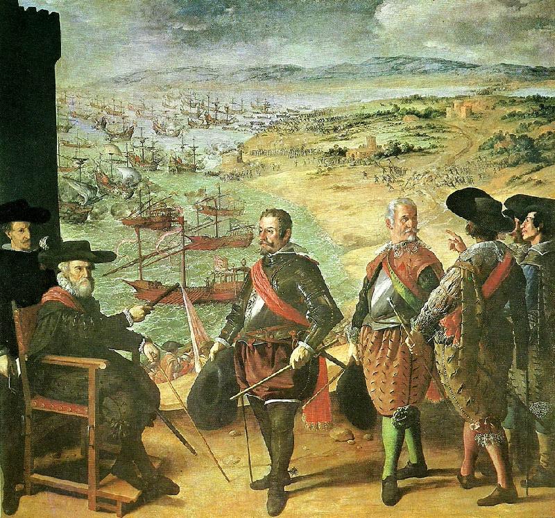 Francisco de Zurbaran the defense of caadiz against the english Norge oil painting art